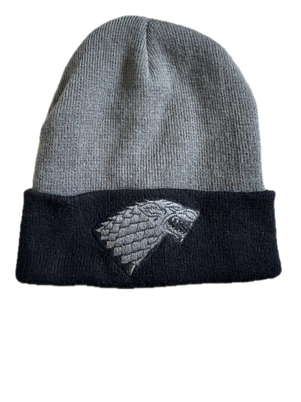 Beanie Knit Cap House of Stark Direwolf GOT Game of Thrones
